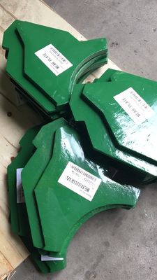 Piastre di usura di ricambio per Barmac VSI Crusher B9600 Disegno e materiali personalizzati
