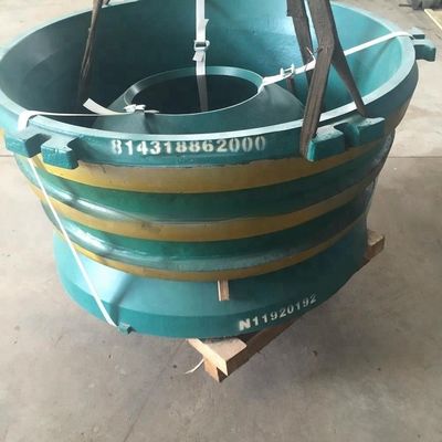 Tipo di lavorazione della fusione Mantello e concavo per pezzi di ricambio della trituratrice a cono GP300