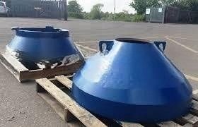 Telsmith in acciaio ad alto manganese 38SBS 44SBS 52SBS Parti di ricambio concave e mantello per la trituratrice a cono