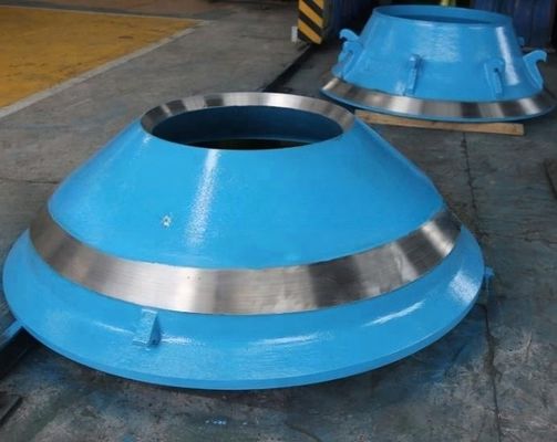 Telsmith in acciaio ad alto manganese 38SBS 44SBS 52SBS Parti di ricambio concave e mantello per la trituratrice a cono
