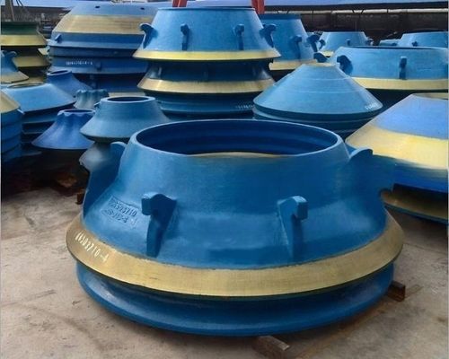 Telsmith in acciaio ad alto manganese 38SBS 44SBS 52SBS Parti di ricambio concave e mantello per la trituratrice a cono