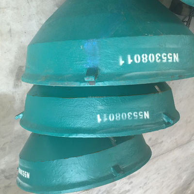 Tipo di lavorazione Mantello di fusione e rivestimento della scodella per Hp500 Conoscrusher Parts Wear Alloy