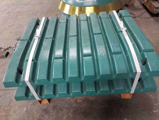 Materiale resistente all'usura Piastra mascellare per C125 Parti di ricambio di frantumazione mascellare nell'estrazione del minerale