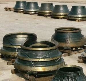 52 SBS pezzi di ricambio per frantumatori a cono Bowl Liner Concave e mantello utilizzato per l'estrazione del minerale