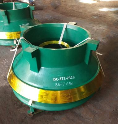 52 SBS pezzi di ricambio per frantumatori a cono Bowl Liner Concave e mantello utilizzato per l'estrazione del minerale