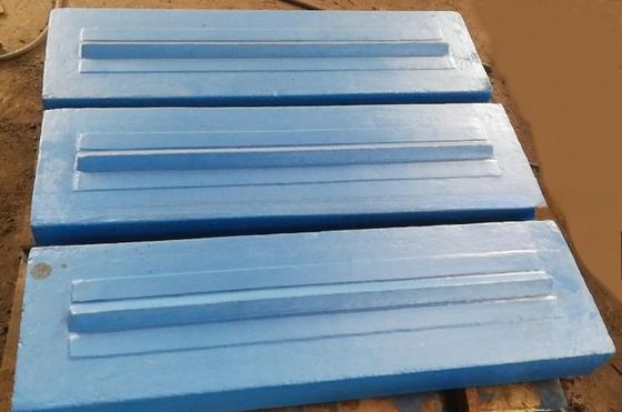Crasatore a impatto di acciaio ad alto manganese parti di usura Blow Bar OEM per la macchina di estrazione della pietra