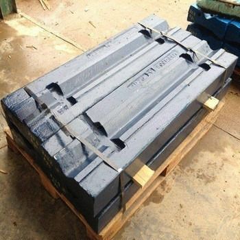Crasatore a impatto di acciaio ad alto manganese parti di usura Blow Bar OEM per la macchina di estrazione della pietra