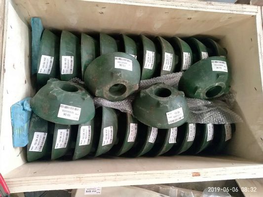 Piastra di distribuzione di acciaio ad alto manganese per la frantumazione Barmac VSI B7150 nell'estrazione energetica