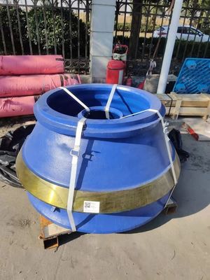 Parti di usura per la frantumazione a cono di acciaio ad alto manganese HP200 HP300 HP400 in tutto il mondo
