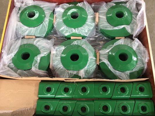B7150 Parti di ricambio per frantumatori VSI Parti di usura Piastra di distribuzione per il processo di debburring
