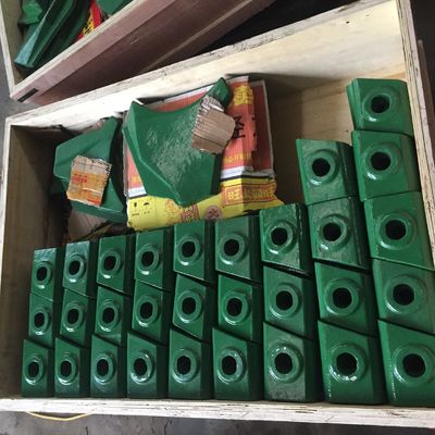 B7150 VSI pezzi di ricambio di frantumazione piastra di usura cavità per l'estrazione del minerale 10 KG