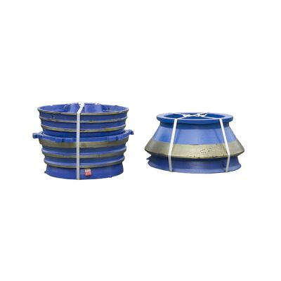 GP500 GP500S Macchine per la frantumazione di miniere parti di usura Mantello concavo per la macchina di estrazione del minerale