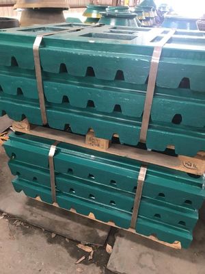 EN124 Piastra mascellare in acciaio ad alto manganese standard per pezzi di usura Mn18Cr2 per frantumatori C116