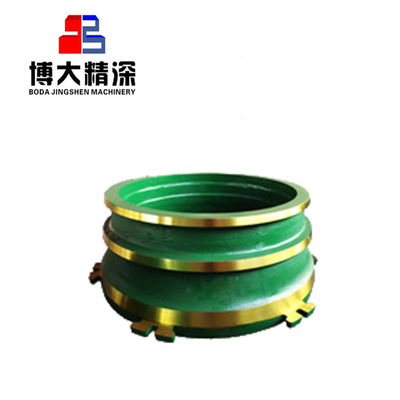 Manganese Steel Cone Crusher Machine Spare Parts Mn18Cr2 Mantello concavo e bowl liner