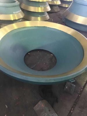 Liner concavo in acciaio con alto manganese per il concassatore di pietre Symons 1000 kg limite di peso