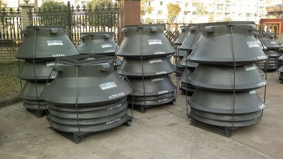 Liner di coppe in acciaio ad alto manganese per la frantumazione a cono H6800