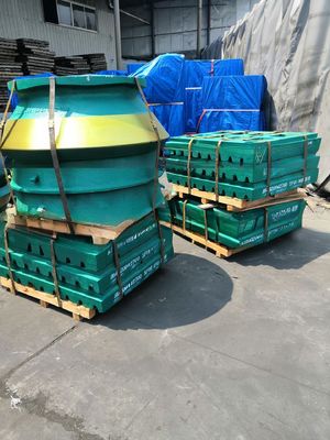 Long Life HP500 Crusher Bowl Liner in materiale Mn18Cr2 per parti d'usura personalizzate