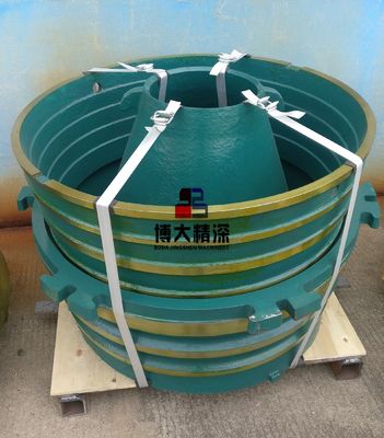 Acciaio ad alto manganese CH660 Conoscrusher parti di usura Mantello e bowl liner