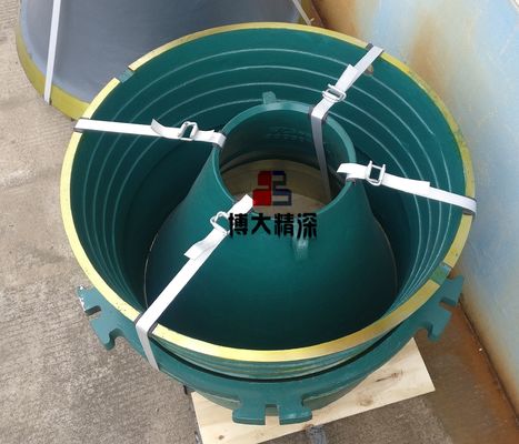 Acciaio ad alto manganese CH660 Conoscrusher parti di usura Mantello e bowl liner