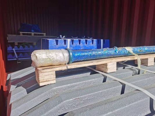 Fusione di piastre a mascella di alto manganese per la trituratrice di mascella C130 Parti di ricambio per la trituratrice Tipo di macchina