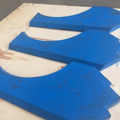 3.21 KG Ispezione professionale CV117 Piastra di usura superiore VSi di frantumazione Ricambi di usura