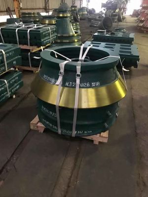 ISO Standard High Manganese GP300 GP300S Conus Crusher Parti di ricambio Bowl Liner per la frantumazione