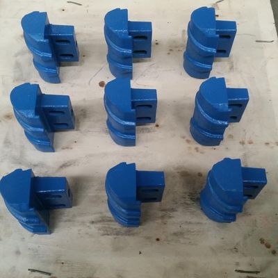 VSI Crusher CV129 Parts Spare Rotor Tip Set con cromo e specifiche standard del cliente