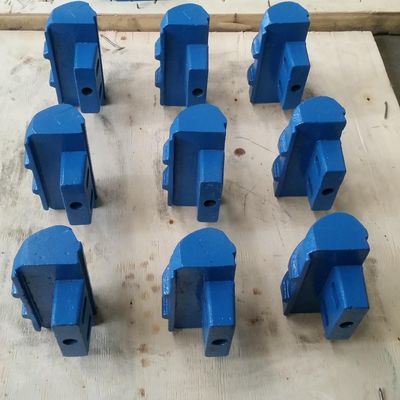 VSI Crusher CV129 Parts Spare Rotor Tip Set con cromo e specifiche standard del cliente