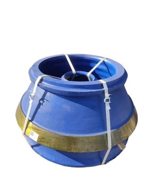 GP500 Bowl Liner Concave Mn18 Cr2 Crusher Spare Parts Usure Macchine per l'estrazione mineraria