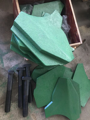 VSI Crusher Peso della piastra di usura inferiore superiore inferiore KG 3.21 B6150SE B7150SE B9100SE Sostituzione