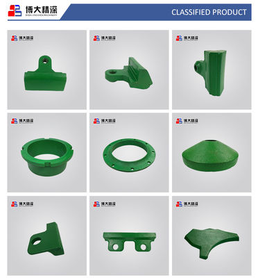 VSI Crusher Peso della piastra di usura inferiore superiore inferiore KG 3.21 B6150SE B7150SE B9100SE Sostituzione