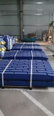 Ricambi professionali per la frantumazione del cemento Piastra mascella durabile e resistente all'usura