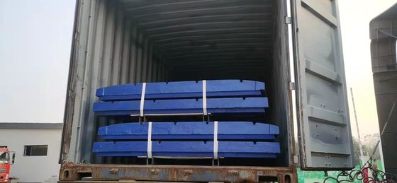 Placca dentale ad alto manganese per frantumatore mascella durabile e resistente all'usura OEM accettabile