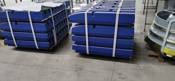 Accessori per la frantumazione di pietre a mascella di maglia ad alto manganese per macchine per l'estrazione delle miniere