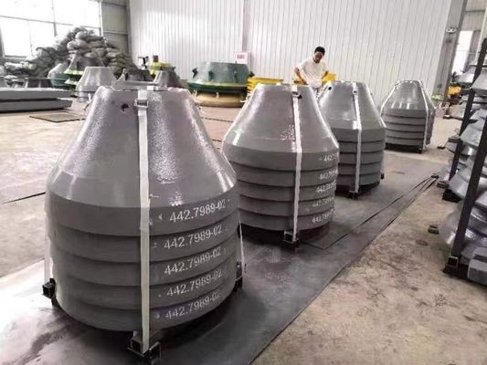 Acceptabile OEM CS660 Crusher Wear Parts Mantle Concave per Conus Crusher in miniera di minerale