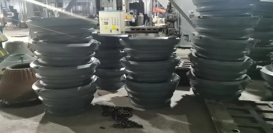 Mantello e concavo per la trituratrice a cono parti di usura Peso della piastra KG 1000 Disegno durevole