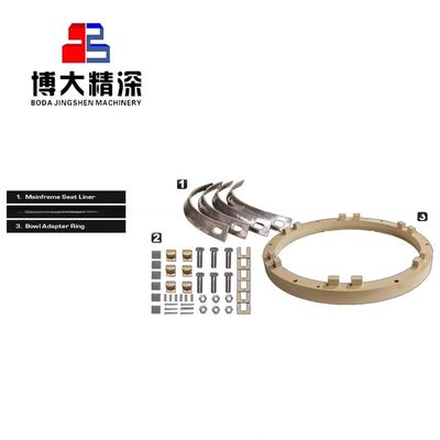 EN124 Standard Forging Machining HP100 Seat Main Frame Liner Cone Crusher Ricambi