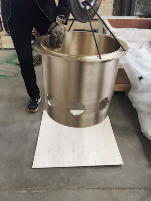 HP200 Parti di frantumazione di bronzo testa superiore inferiore di busco di frantumazione di cono parti di ricambio per acciaio