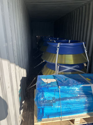 HP400 HP500 Conoscrusher Mn13cr2 Bowl Liner Mantle Concave per l'espansione del mercato globale