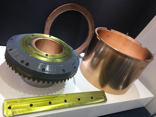 Casco eccentrico in acciaio ad alto manganese per la trituratrice a cono Sostituzione da fusione liscia