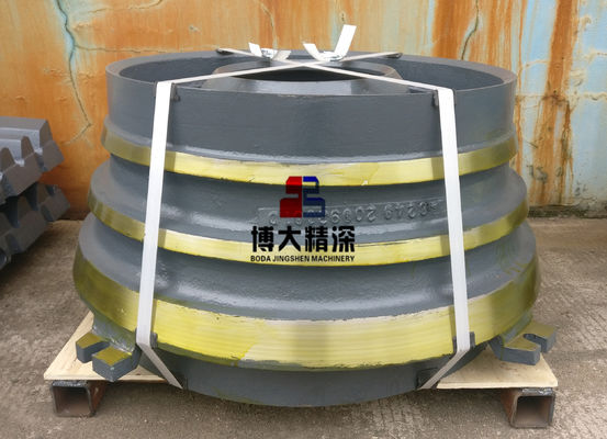 Mn13 18 22 Crusher a cono Usura parti di ricambio Mantello Bowl Liner per Crusher
