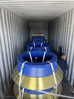 Progettazione HP100 200 Cones Concrusher Concave Bowl Liner Parts Wear