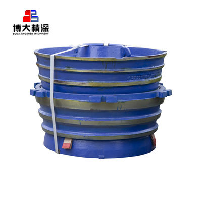 EN124 Standard Mantle Stone Cone Crusher Parts Wear Bowl Liner Hot in vendita