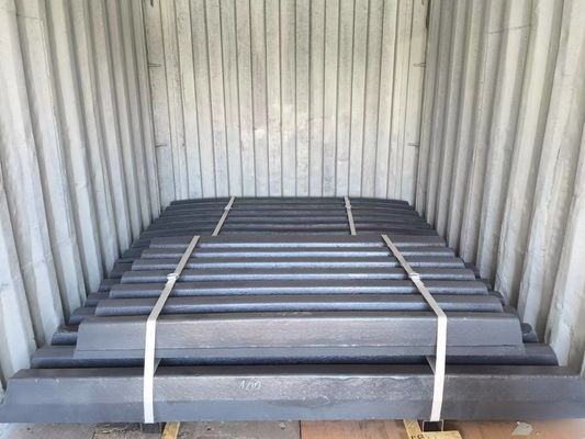 Ricambi di piastre di mascella durevoli e resistenti all'usura per la frantumazione a cono di pietra 799 kg di peso