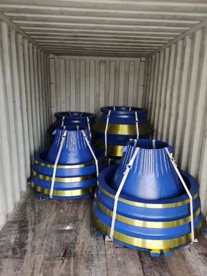 GP Serie Stone Cone Crusher Parts Wear Mantello con processo di forgiatura e opzioni di colore