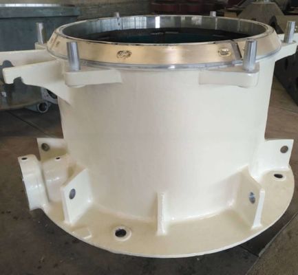 Quadro principale 1033781826 in acciaio al carbonio per pezzi di ricambio di trituratrice a cono OEM accettabile
