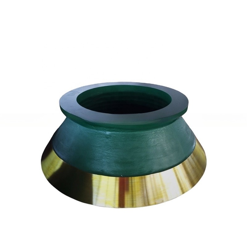 Long Life HP500 Crusher Bowl Liner in materiale Mn18Cr2 per parti d'usura personalizzate