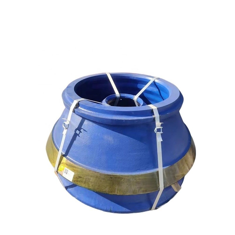 Pietra Cones Crusher Indossare rivestimenti Mantello Concave Bowl Liner per l'industria mineraria di energia